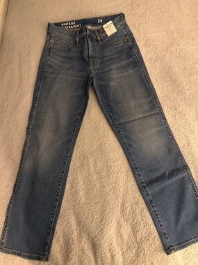 J. Crew Vintage Slim Straight Jeans - Blue